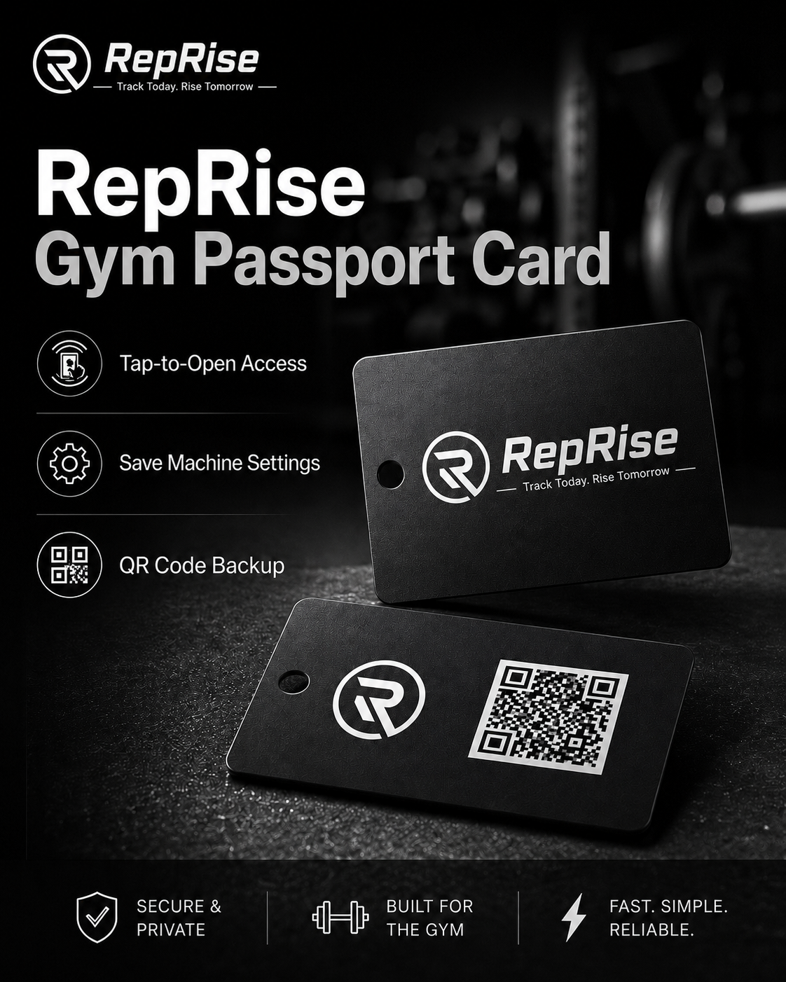 RepRise Gym Passport Card